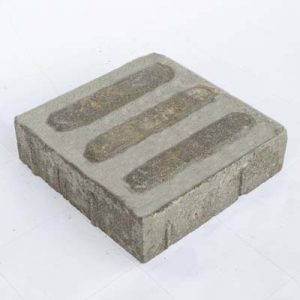 Loseta Cuadrada Tráfico Liviano Guía de 20x20x6 cm